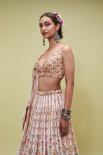 Load image into Gallery viewer, PINK GEORGETTE LEHENGA SET - The Grand Trunk