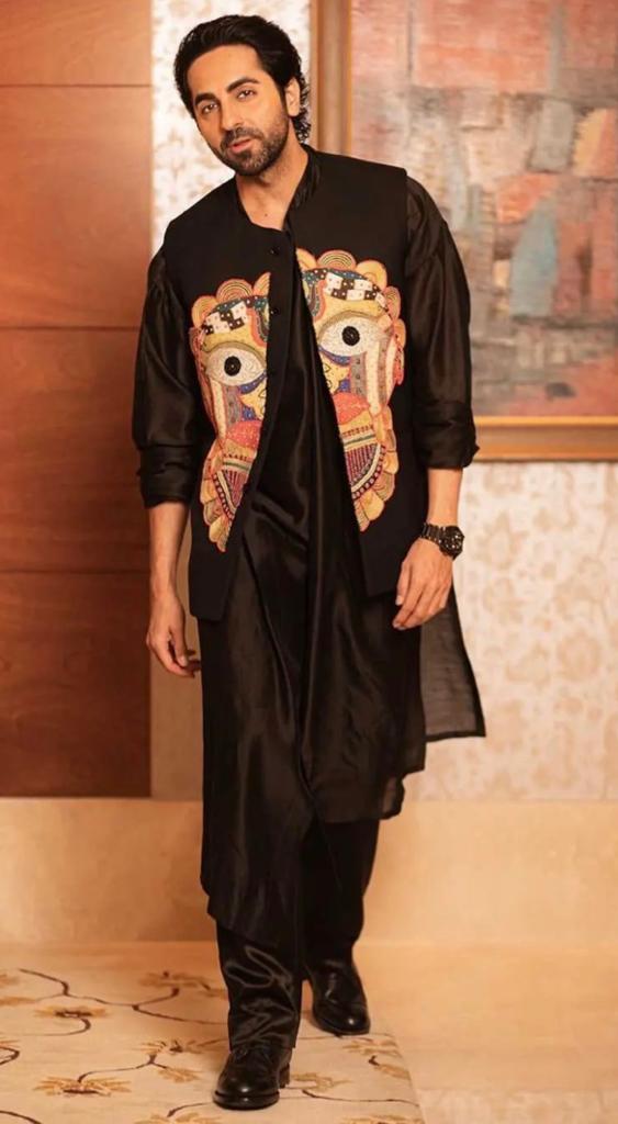 Ayushman Khurana In Anamika Khanna Menswear - The Grand Trunk