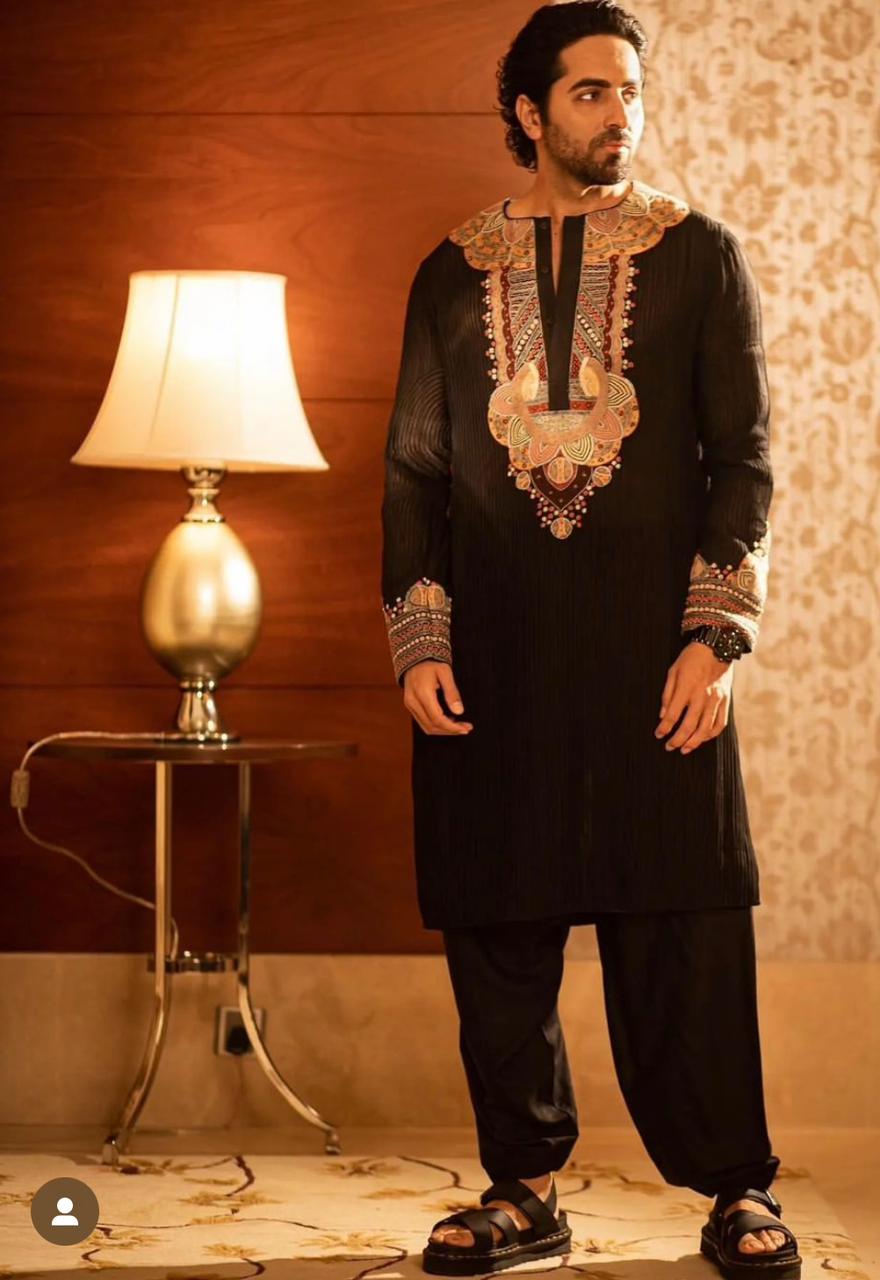 Ayushman Khurana In Anamika Khanna - The Grand Trunk