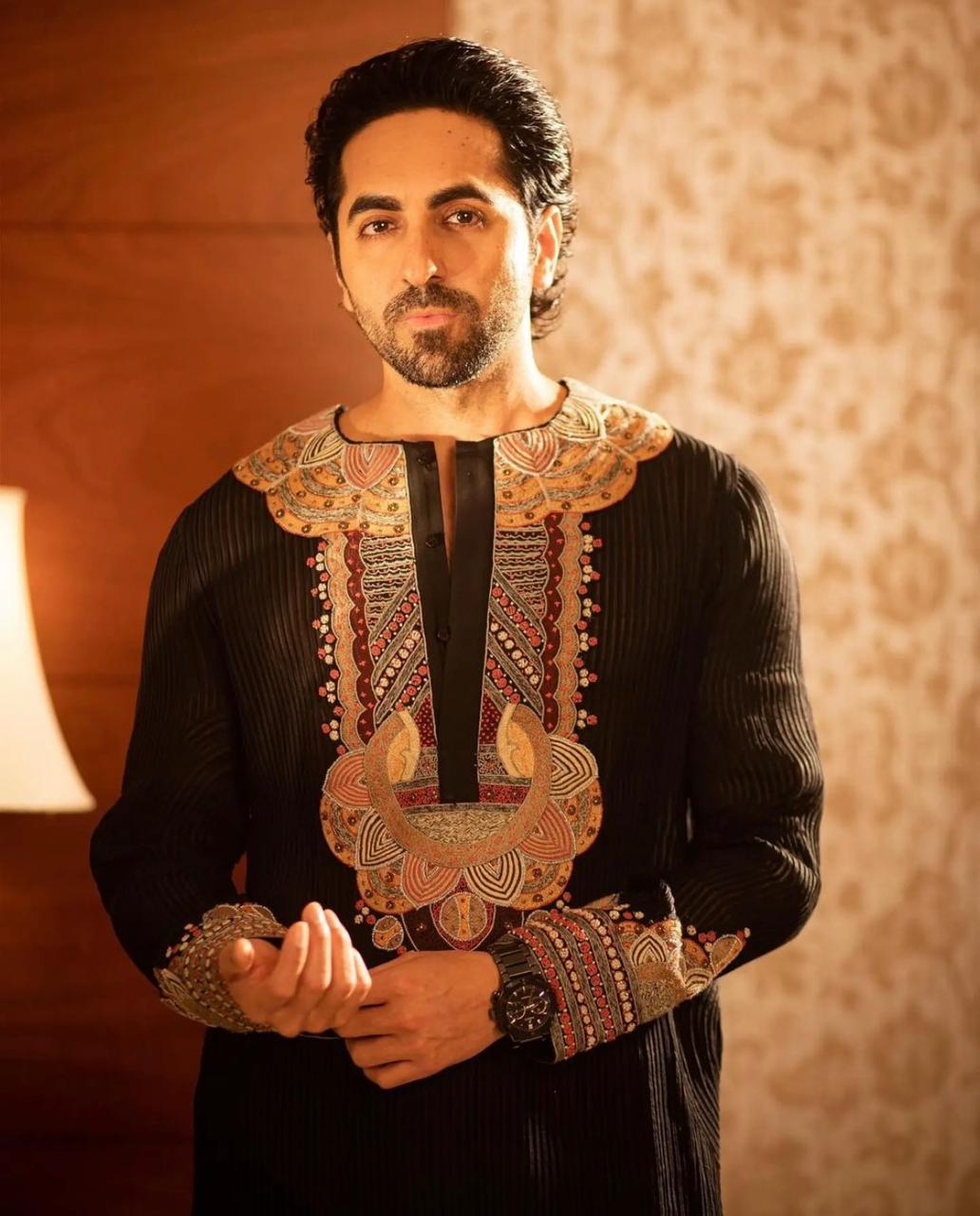 Ayushman Khurana In Anamika Khanna - The Grand Trunk