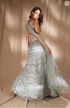 Load image into Gallery viewer, Astha Narang Sky Blue Organza Lehenga - The Grand Trunk
