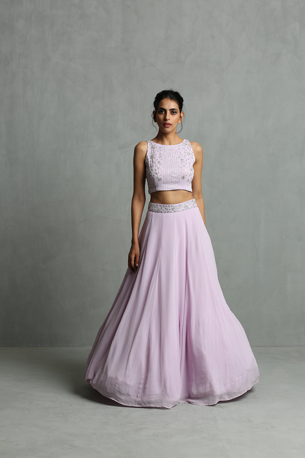 Crop top grand dress cheap